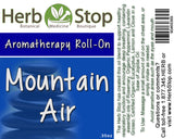 Mountain Air Aromatherapy Roll-On Label