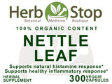 Nettle Leaf Capsules Label - Front