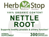 Nettle Root Capsules Label - Front