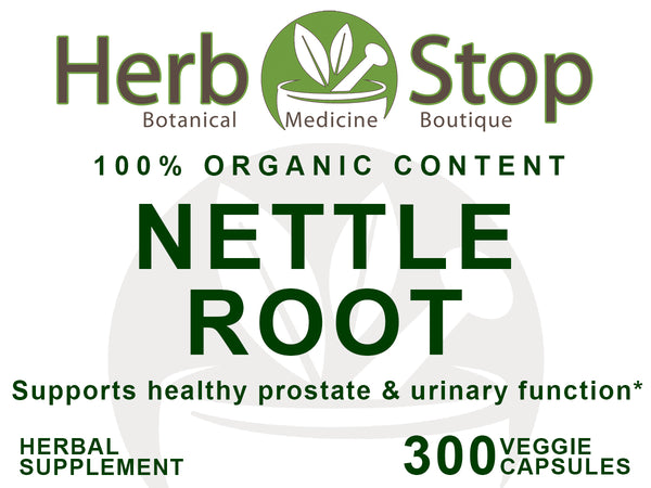 Nettle Root Capsules Label - Front