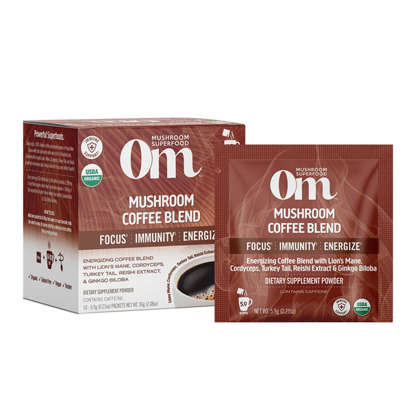 Om Mushroom Superfood Coffee Blend Packets