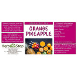 Orange Pineapple Loose Leaf Herb & Fruit Tea Label