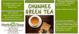 Organic Chunmee Loose Leaf Green Tea Label
