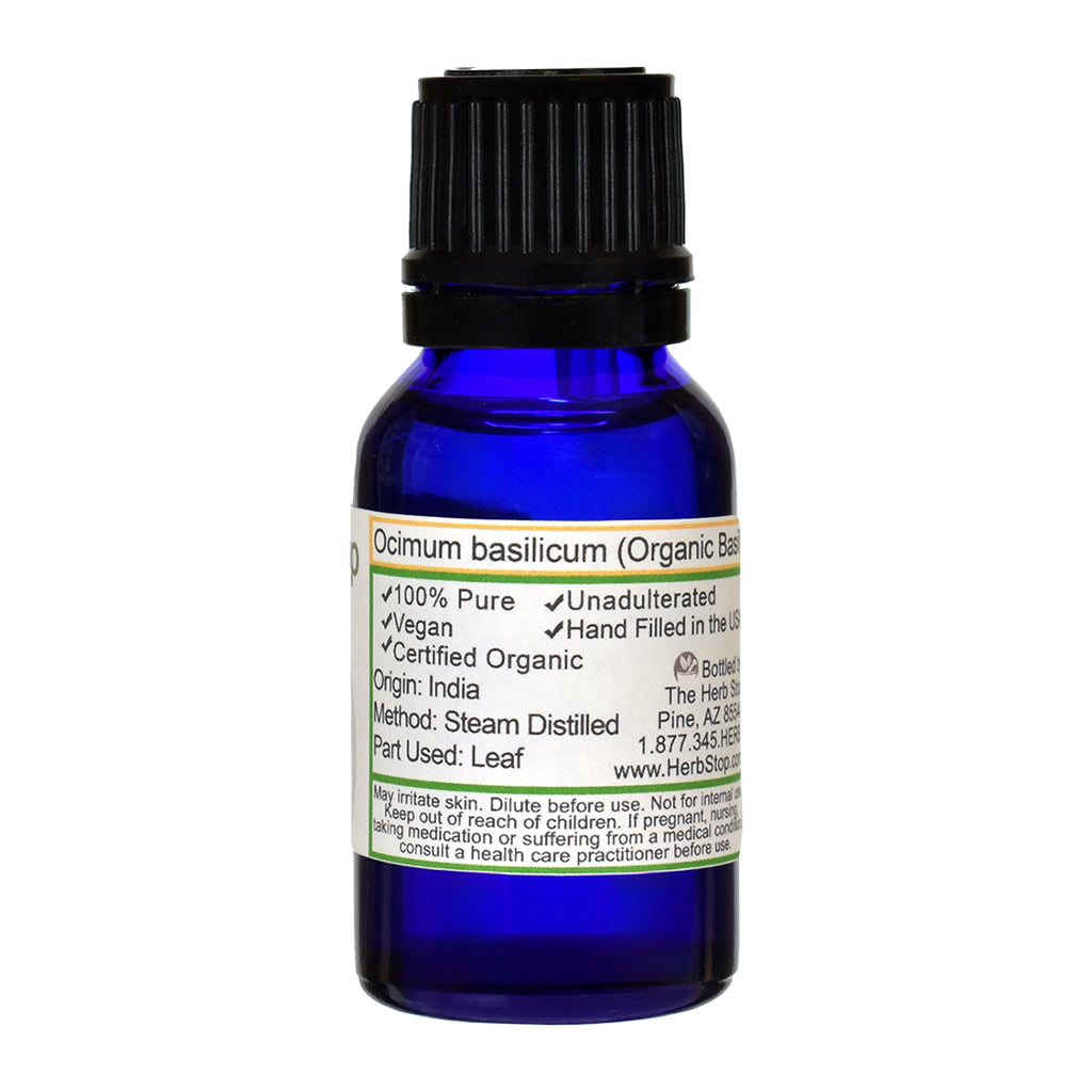 Organic Sweet Basil Essential Oil