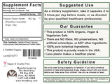 Passion Flower Capsules Label - Back