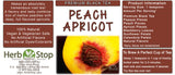 Peach Apricot Loose Leaf Black Tea Label