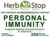 Personal Immunity Capsules Label - Front