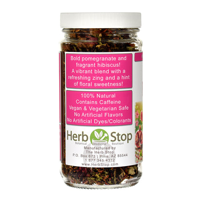 Pom Punch Herb & Fruit Tea Jar - Left