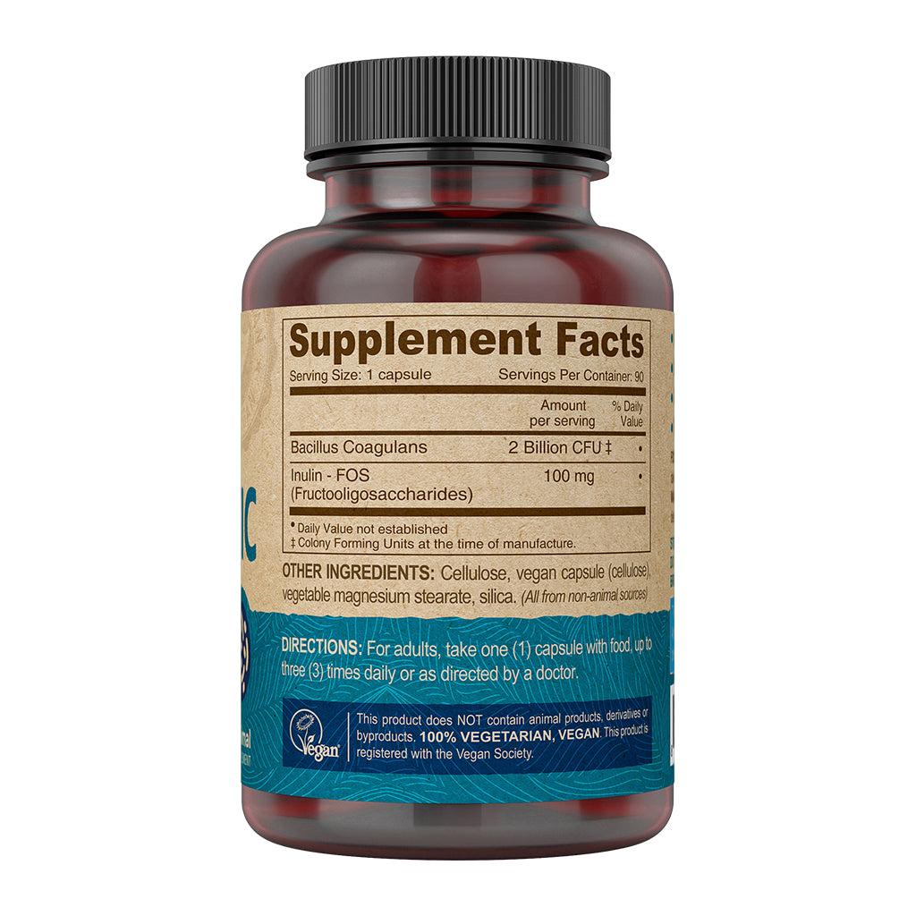 Deva Probiotics supplement bottle with label showing 'Supplement Facts' on a white background