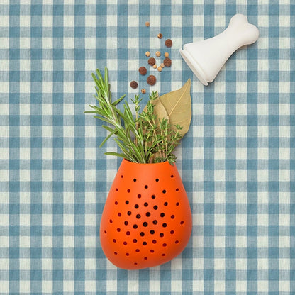 Pulke Silicone Chicken Leg Herb & Broth Infuser - Open