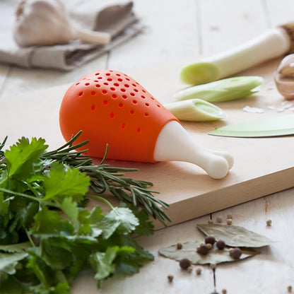 Pulke Silicone Chicken Leg Herb & Broth Infuser