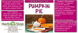 Pumpkin Pie Loose Leaf Herb & Fruit Tea Label