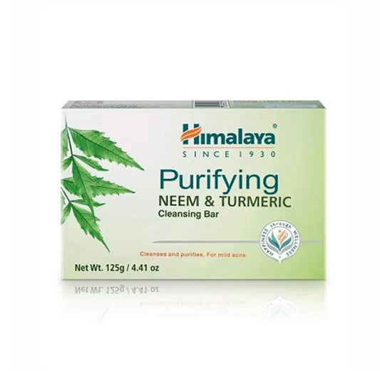 Himalaya Purifying Neem & Turmeric Cleansing Bar Soap