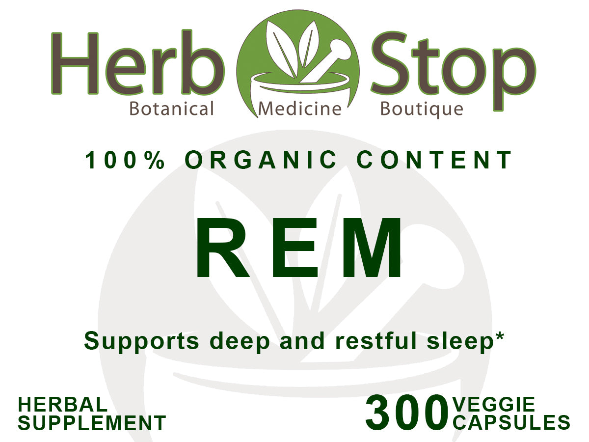 Rem Label REM Capsules | Herb Stop - Arizona's Herbal Store
