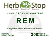 REM Capsules Label - Front