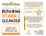 Repairing Vitamin C Cleanser Label