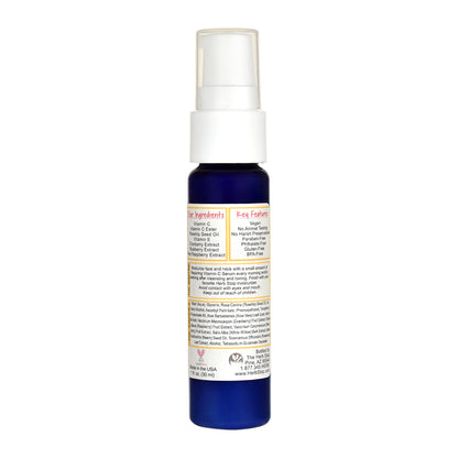 Repairing Vitamin C Serum bottle with white cap on a white background