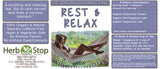 Rest & Relax Loose Leaf Herbal Tea Label