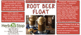 Root Beer Float Loose Leaf Honeybush Tea Label