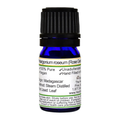 Rose Geranium Essential Oil - back
