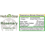 Rosemary Essential Oil Label