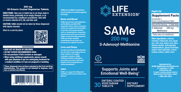 SAMe by Life Extension