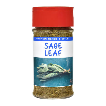 Organic Sage Leaf Rubbed Spice Jar