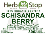 Schisandra Berry Capsules Label - Front