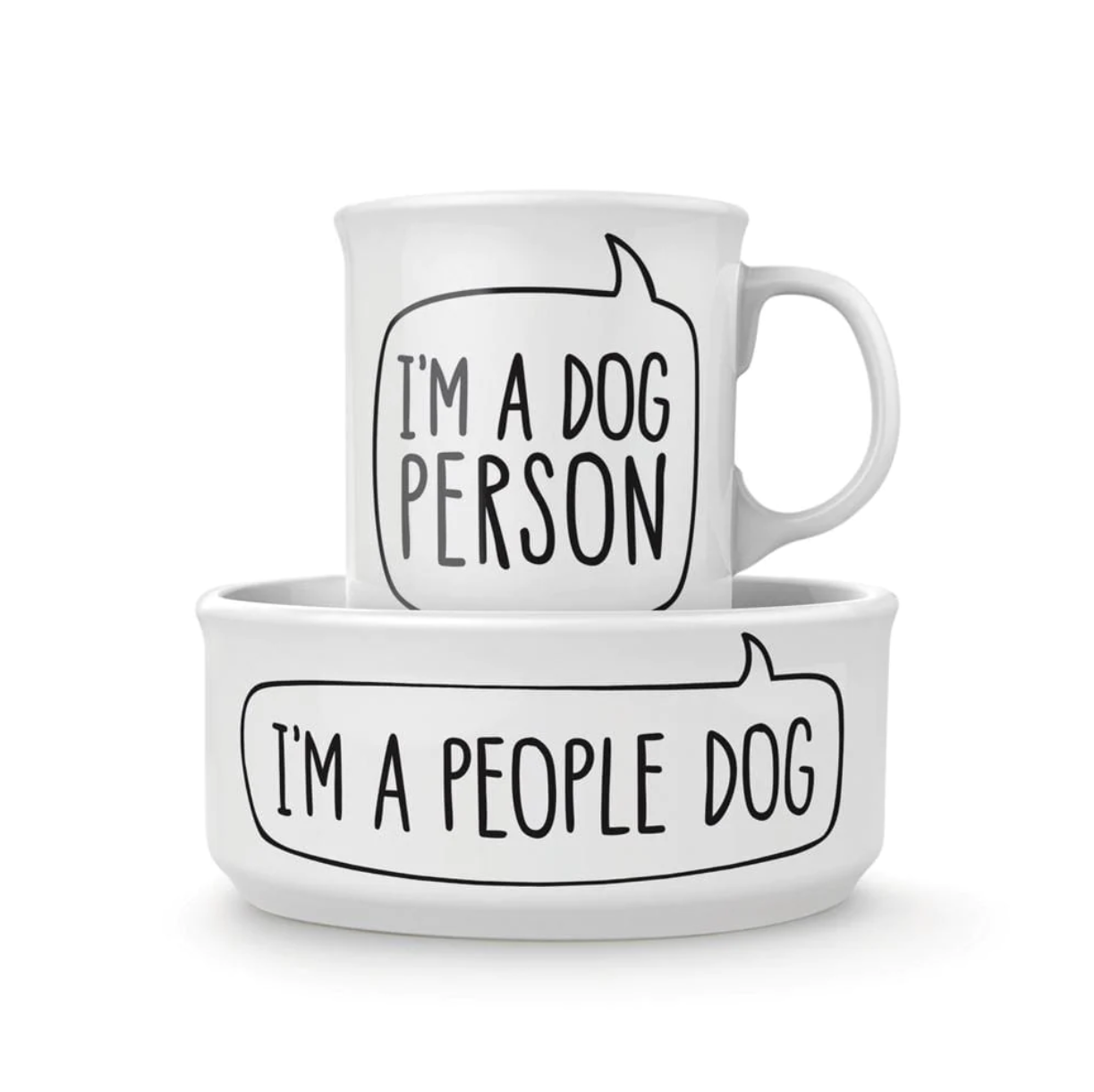 Fred Dog Person & People Dog Bowl