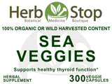 Sea Veggies Capsules Label - Front