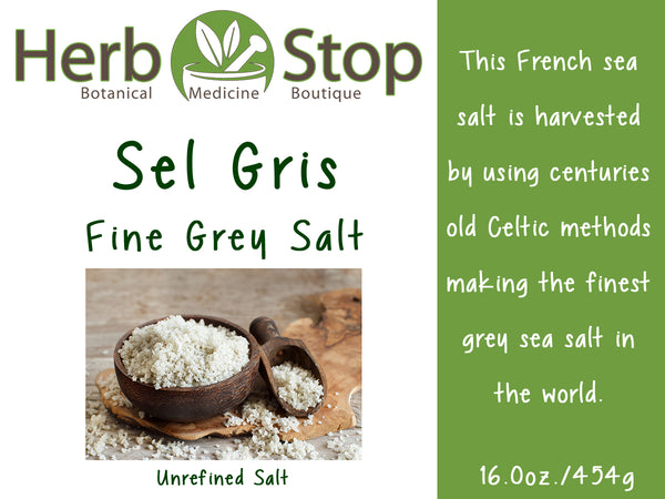 Sel Gris Fine Grey Salt Label - Front