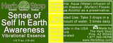 Sense of Self In Earth Awareness Vibrational Essence Label