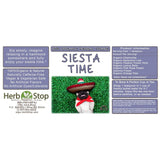 Siesta Time Loose Leaf Herbal Tea Label