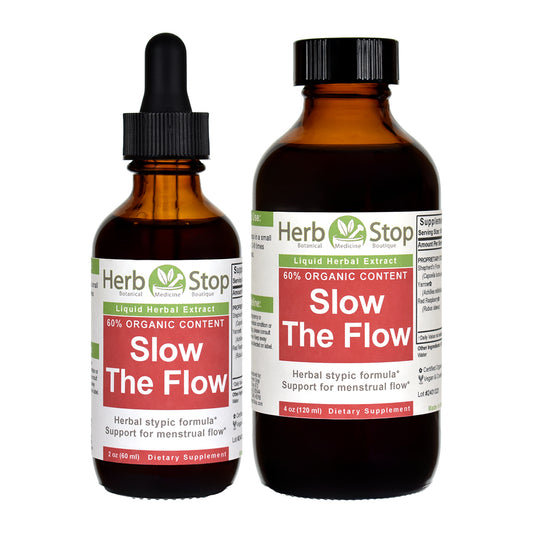 Slow The Flow Liquid Extract Bottle Sizes