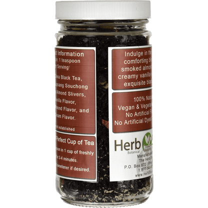 Organic Smoked Almond Vanilla Black Tea Back