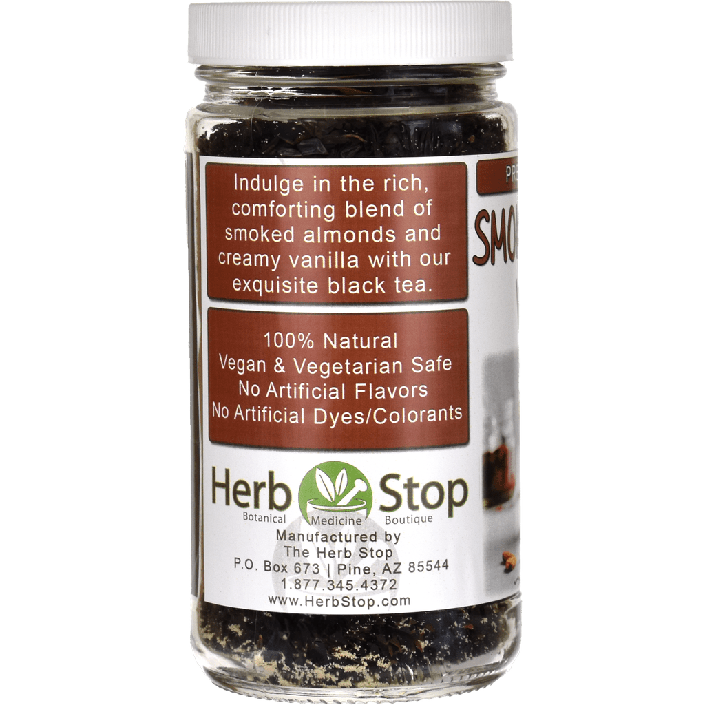 Organic Smoked Almond Vanilla Black Tea Left