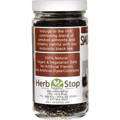 Organic Smoked Almond Vanilla Black Tea Left