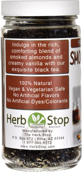 Organic Smoked Almond Vanilla Black Tea Left