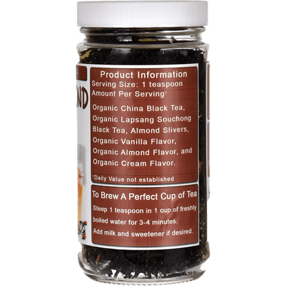 Organic Smoked Almond Vanilla Black Tea Right
