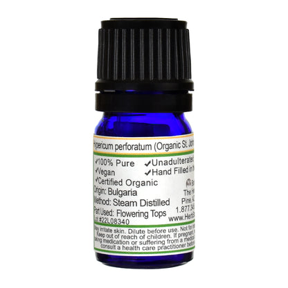 Organic St John's Wort Essential Oil - Back
