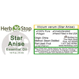 Star Anise Essential Oil Label