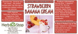 Strawberry Banana Cream Loose Leaf Rooibos Tea Label