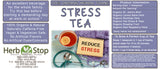 Stress Tea Label