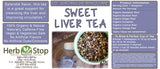 Sweet Liver Loose Leaf Herbal Tea Label