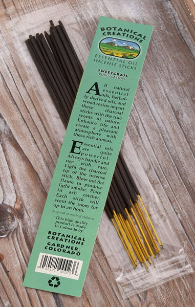 Sweetgrass Incense by Botanical Creations