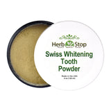 Swiss Whitening Tooth Powder Jar - Open