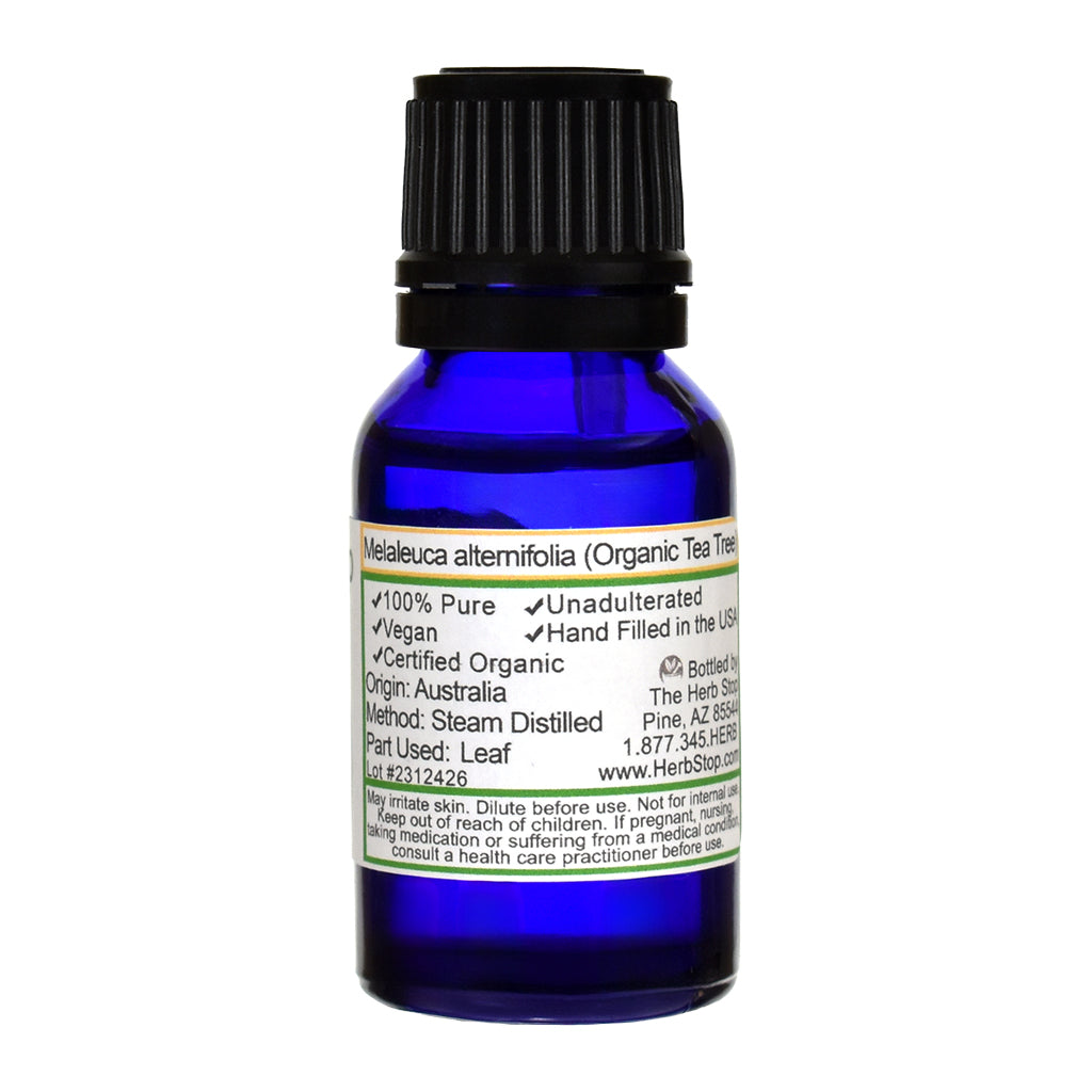 Organic Tea Tree Essential Oil - Back