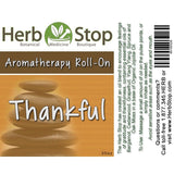 Thankful Aromatherapy Roll-On Label