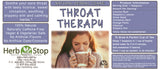 Throat Therapy Loose Leaf Herbal Tea Label