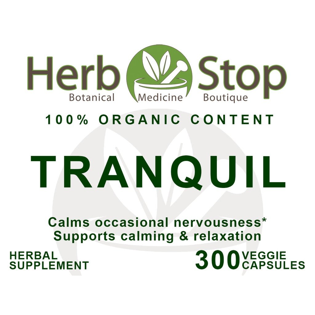 Tranquil Capsules Label - Front